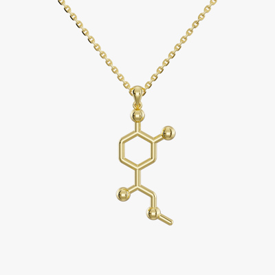Dopamine 18K Gold Pendant